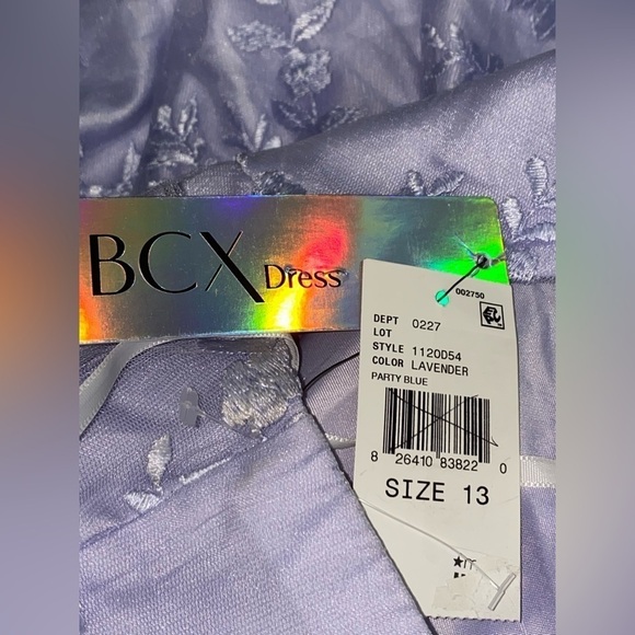 BCX Junior Girl Allover Floral Embroidered Mini Dress Fit & Flare Formal NEW S13 - Picture 10 of 12